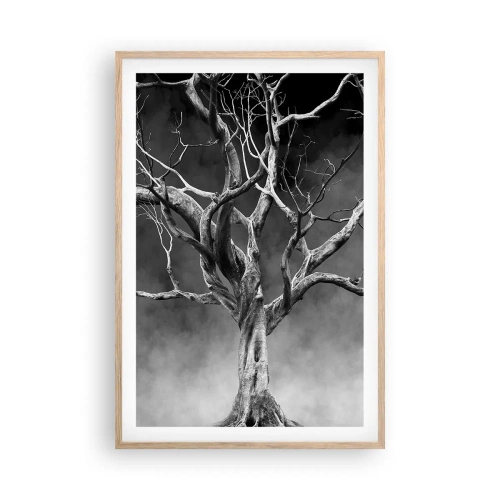 Poster in cornice rovere chiaro - Primordiale e sacro - 61x91 cm