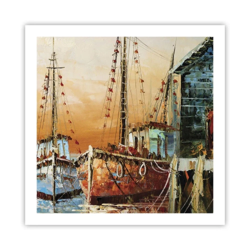 Poster - Ritorno tranquillo - 60x60 cm