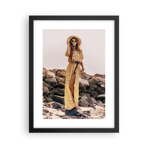 Poster in cornice nera - La magia delle pietre - 30x40 cm