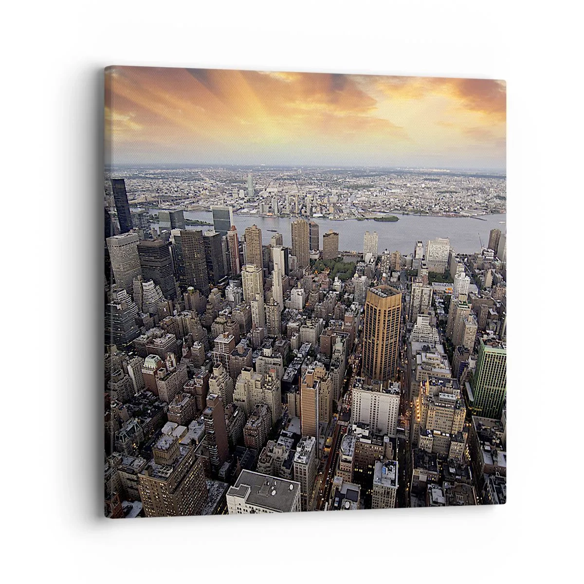 Quadro su tela - Stampe su Tela - Il cuore pulsante dei nostri tempi - 40x40 cm