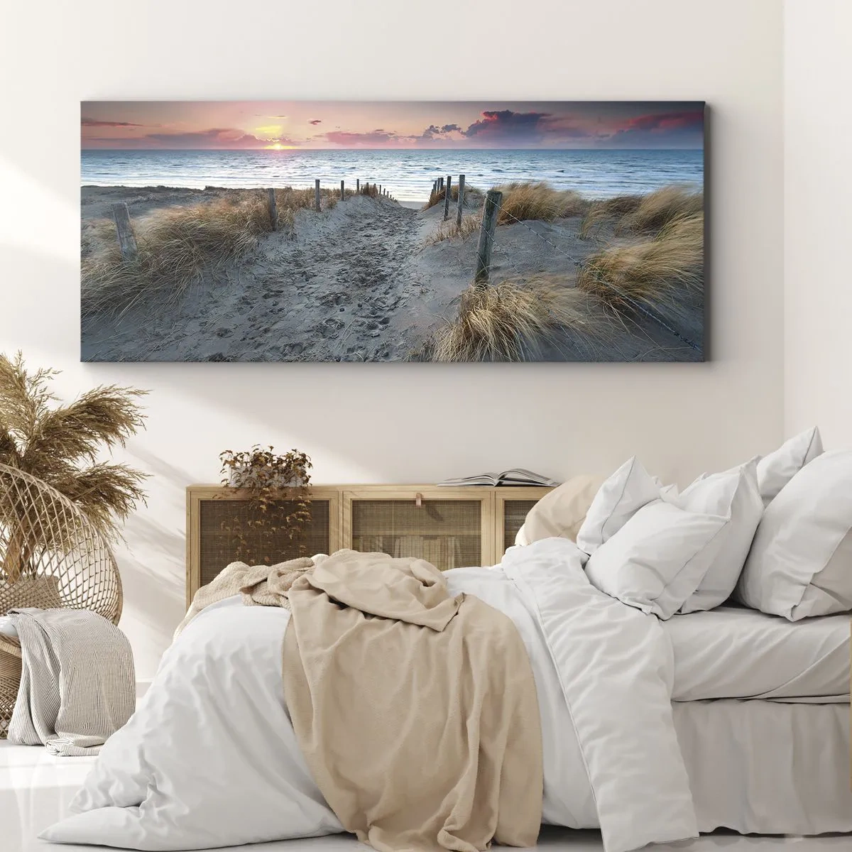 Quadro su tela - Stampe su Tela - Hai versato un arcobaleno di luce radiosa... - 100x40 cm