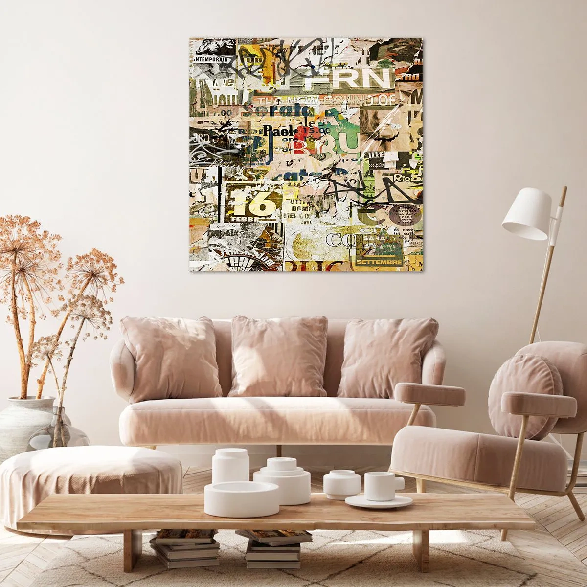 Quadro su tela - Stampe su Tela - Qualcosa sta succedendo… - 60x60 cm