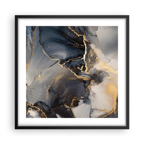 Poster in cornice nera - Vita di pietra - 50x50 cm