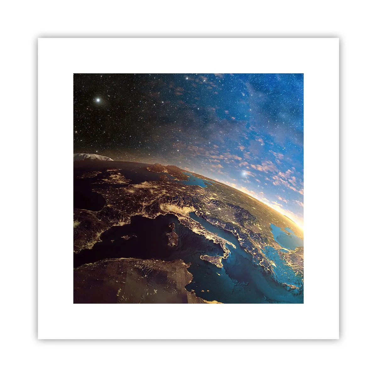 Poster - Guardiamoci da lontano - 30x30 cm