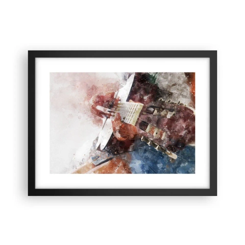 Poster in cornice nera - E tu che ne pensi? - 40x30 cm