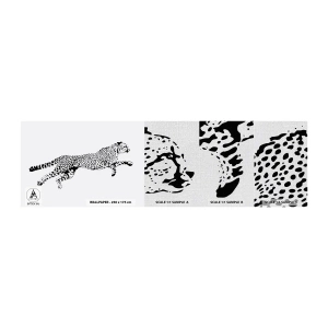 Campione di Fotomurale Premium Canvas - Il più veloce sulla Terra - Animali, Ghepardo, Gatto selvatico - 100x30 cm