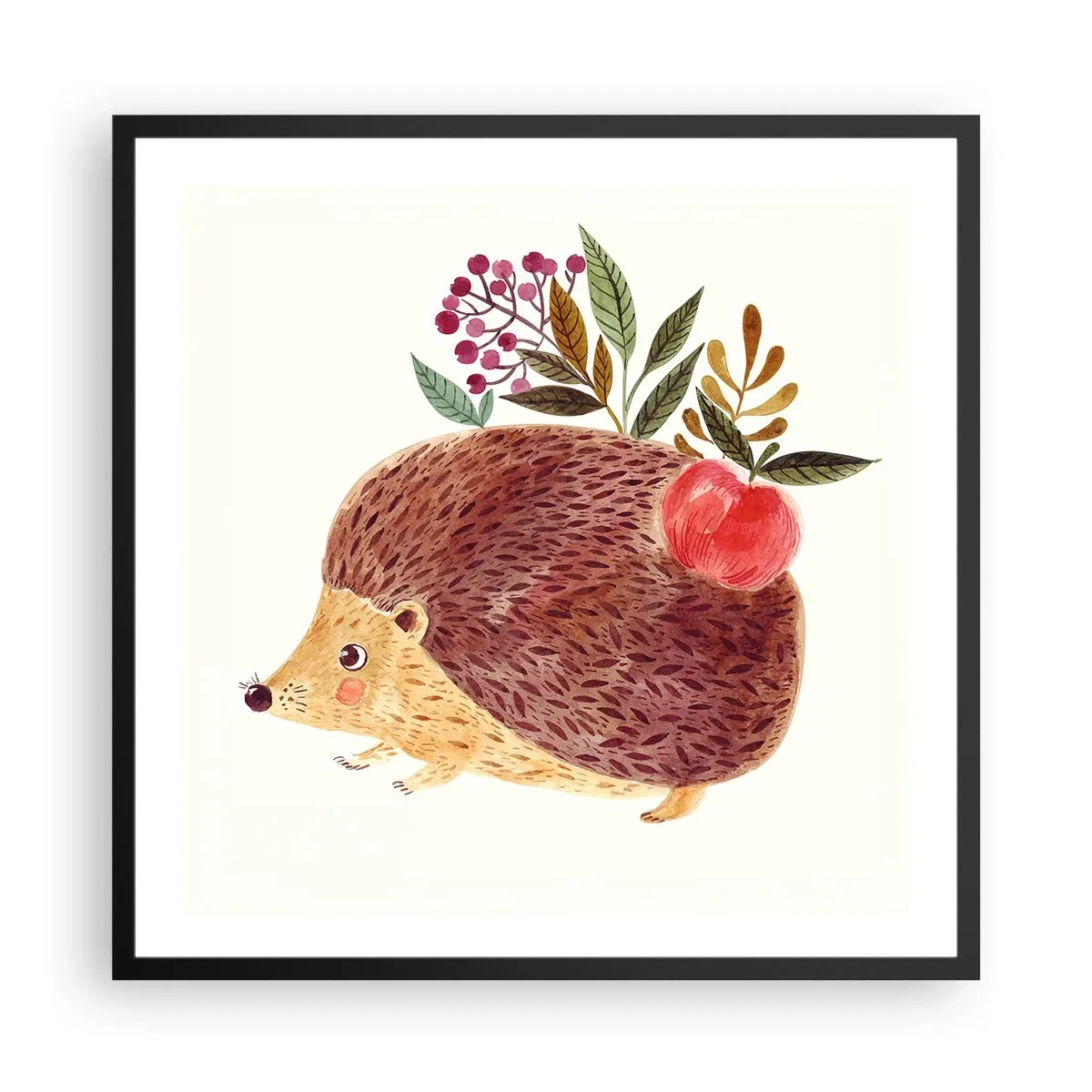 Poster in cornice nera - E mi vuoi già bene - 60x60 cm