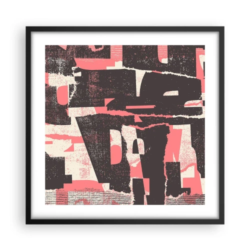 Poster in cornice nera - Tutto il rumore - 50x50 cm