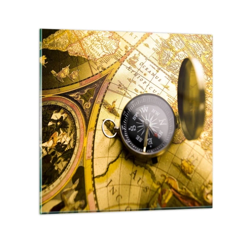 Quadro su vetro - Forse all'estremità del mondo? - 70x70 cm