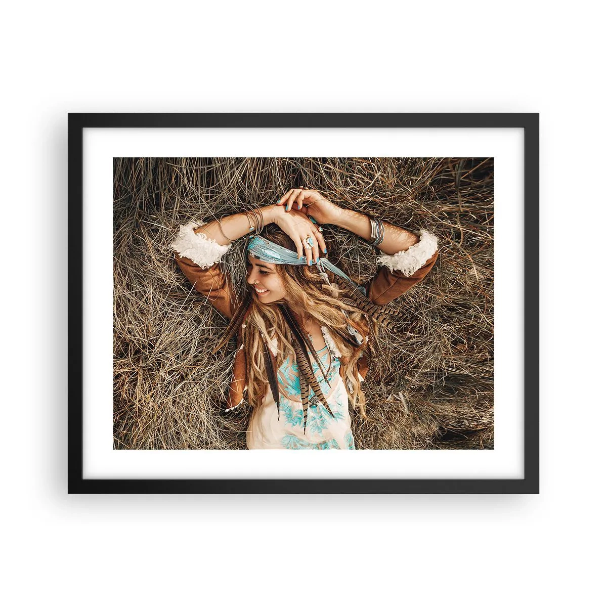 Poster in cornice nera - Verso gli anni dell'amore - 50x40 cm