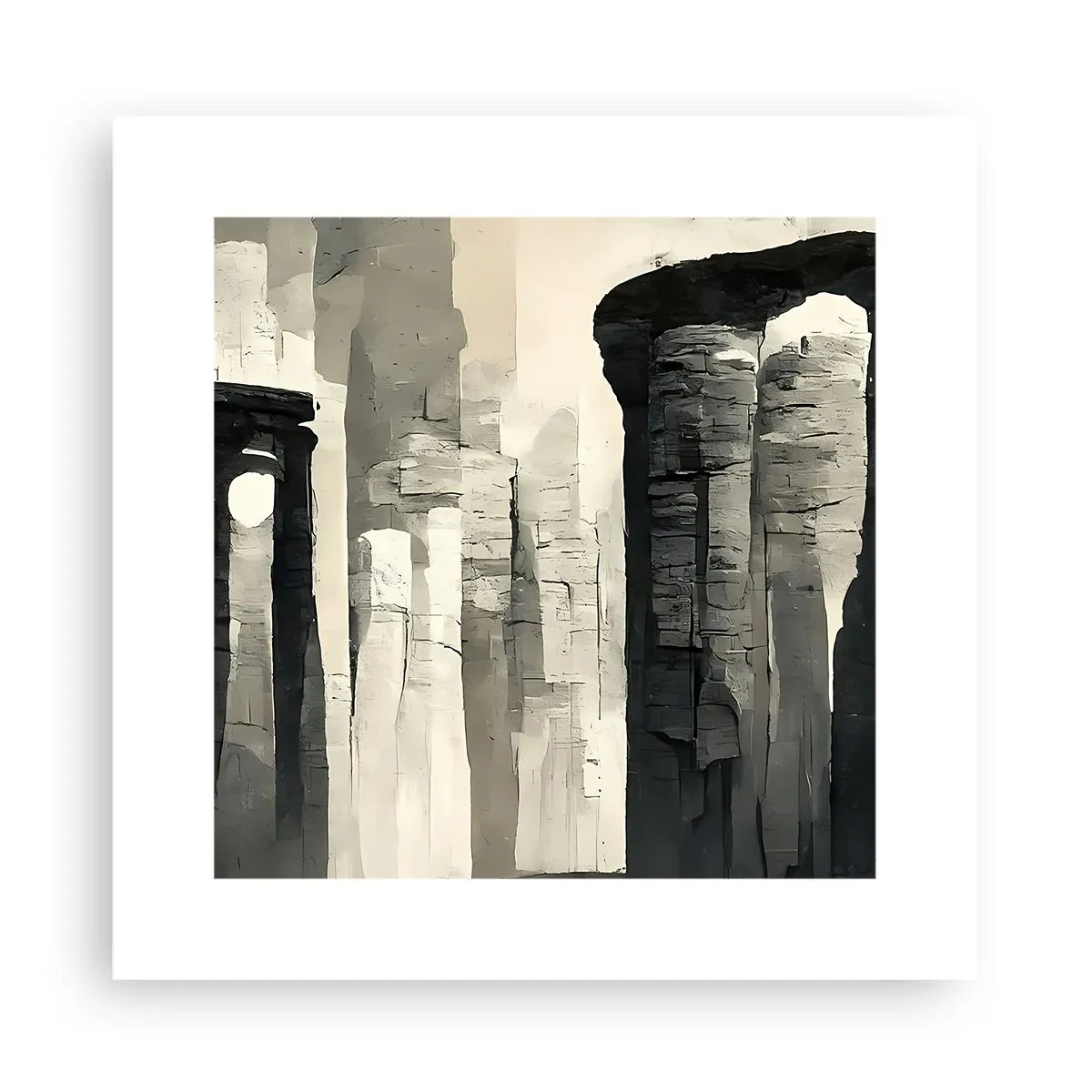 Poster - La maestà dell'antichità - 30x30 cm