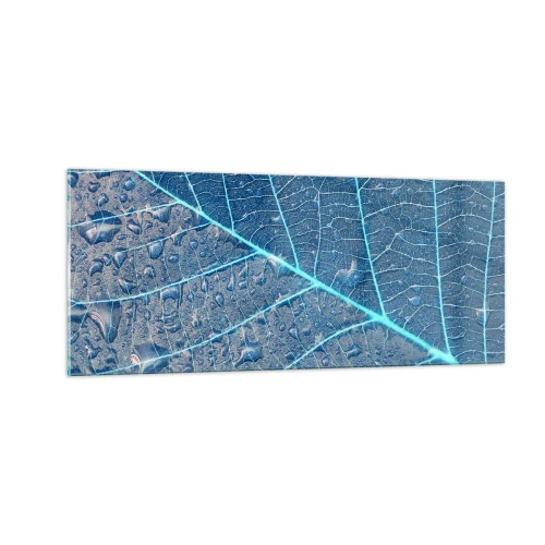 Quadro su vetro - Vita nel blu - 100x40 cm