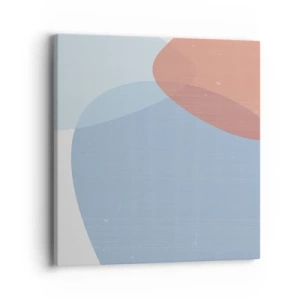 Quadro su tela - Stampe su Tela - Legami pastello - 40x40 cm