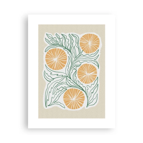 Poster - Etnicamente con una nota di astrazione - 30x40 cm