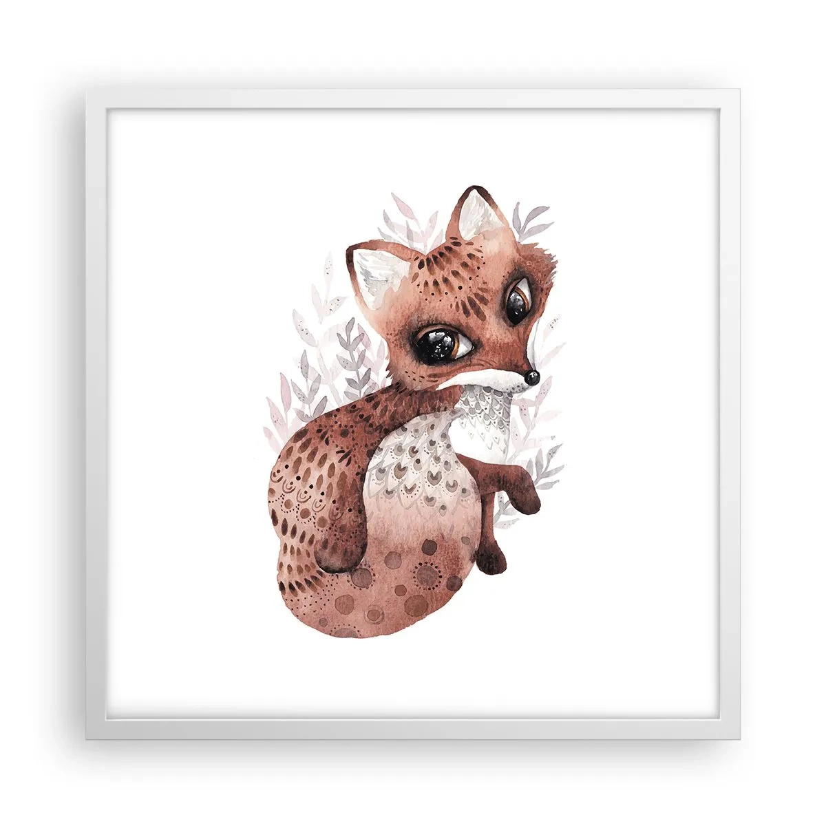 Poster in cornice bianca - Semplicemente da amare - 50x50 cm