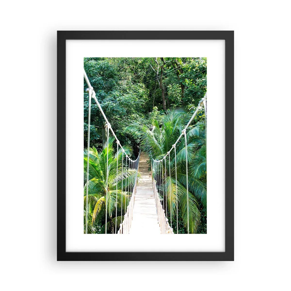 Poster in cornice nera - Welcome to the jungle! - 30x40 cm