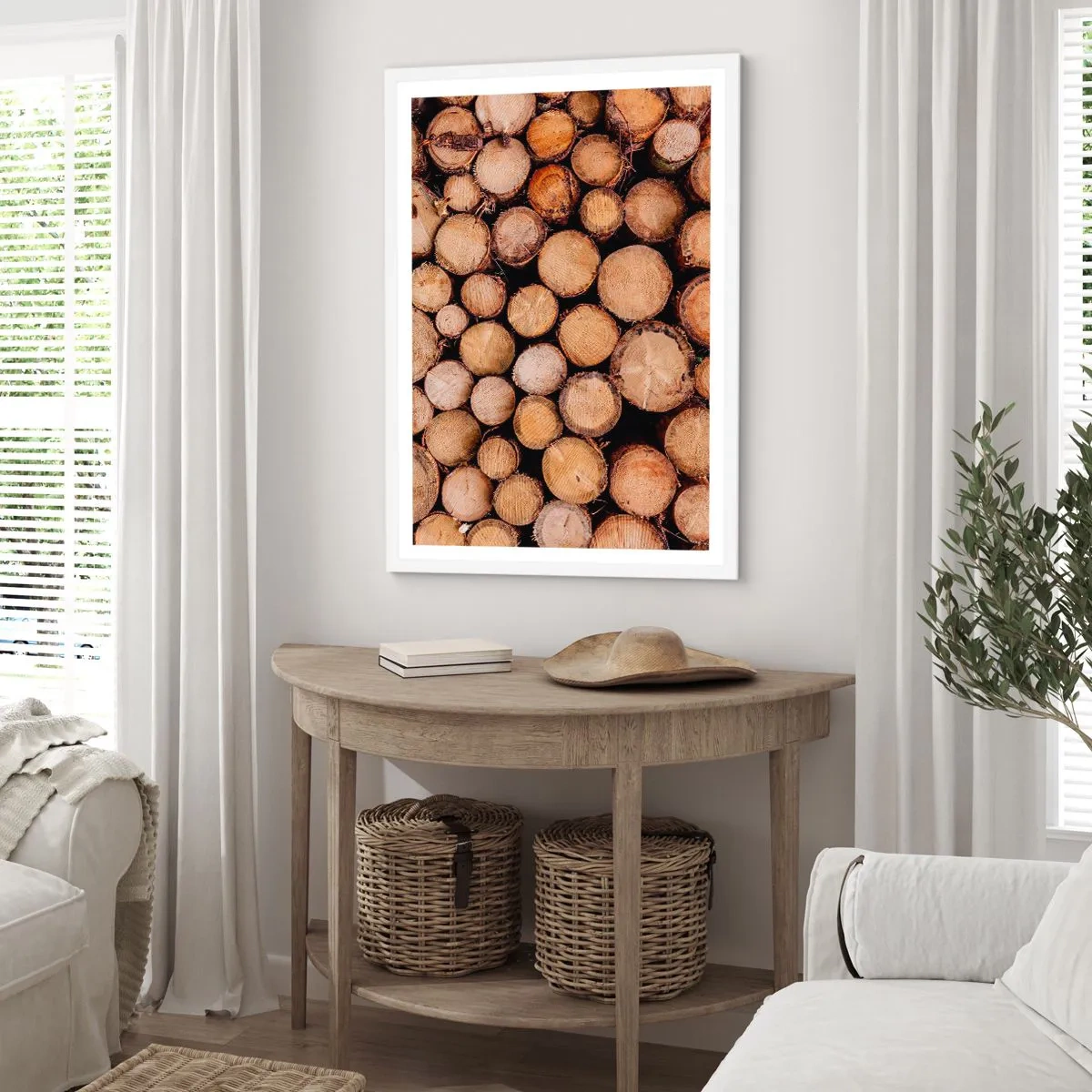 Poster in cornice bianca - Nuovo inizio - 61x91 cm