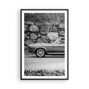 Poster in cornice nera - La leggenda degli anni '60 - 61x91 cm
