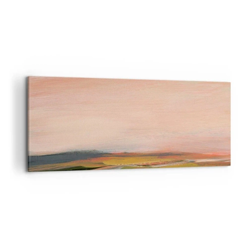 Quadro su tela - Stampe su Tela - In tonalità di rosa - 100x40 cm