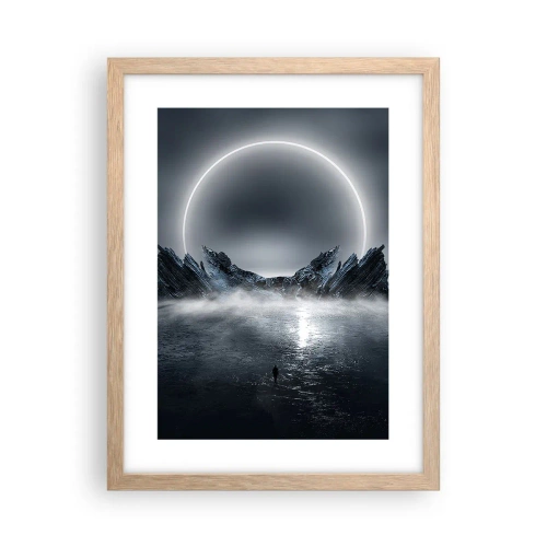 Poster in cornice rovere chiaro - La fine del racconto - 30x40 cm