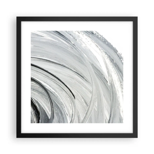 Poster in cornice nera - Composizione orbitale - 40x40 cm