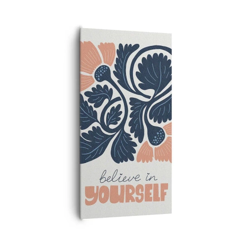 Quadro su tela - Stampe su Tela - E qui fiorisci - 65x120 cm