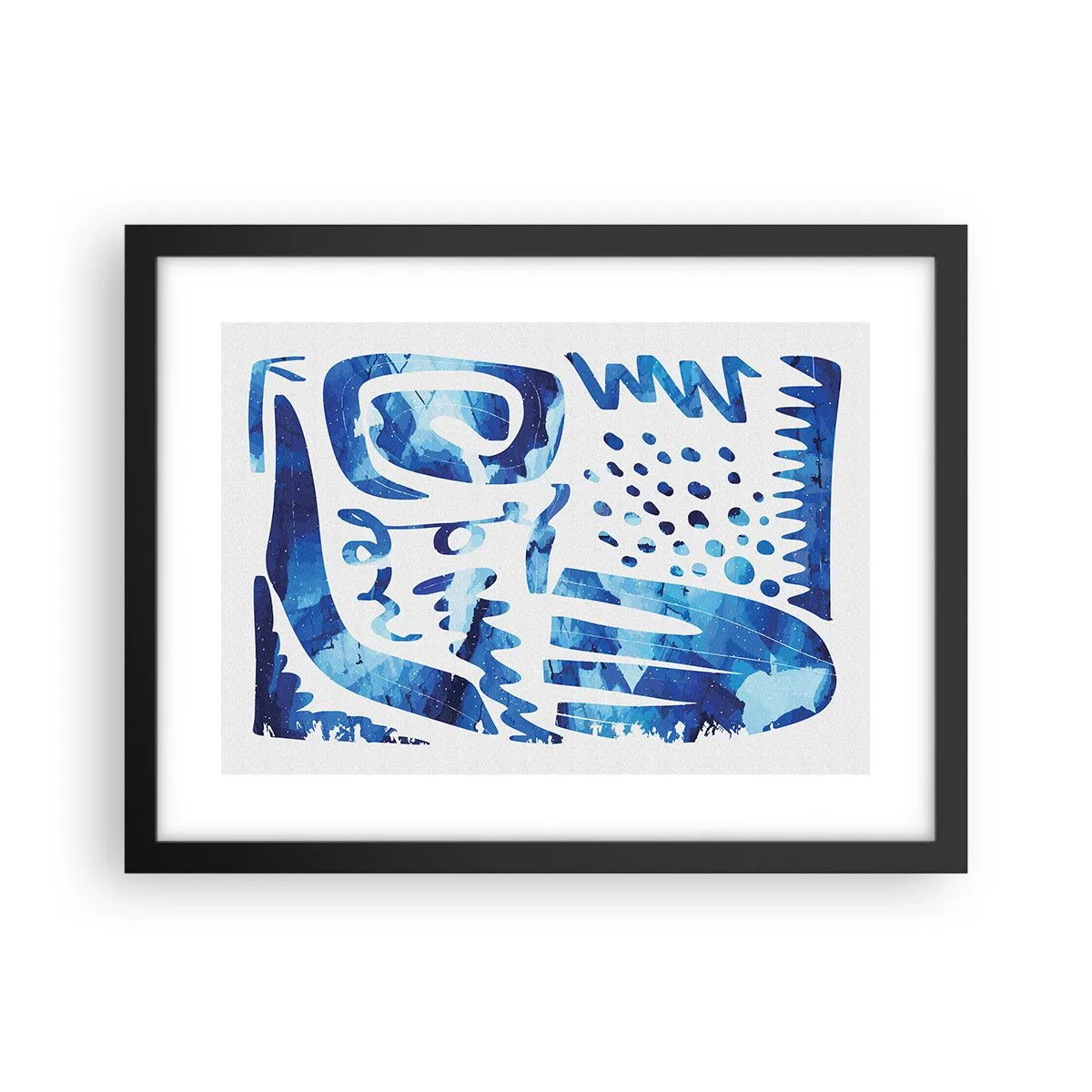 Poster in cornice nera - Ritorno alle radici - 40x30 cm