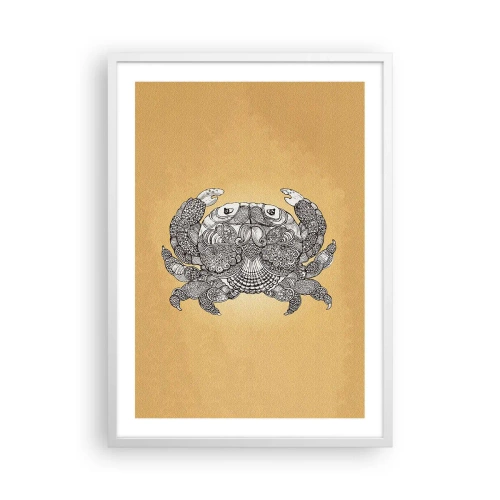 Poster in cornice bianca - I racconti del granchio - 50x70 cm