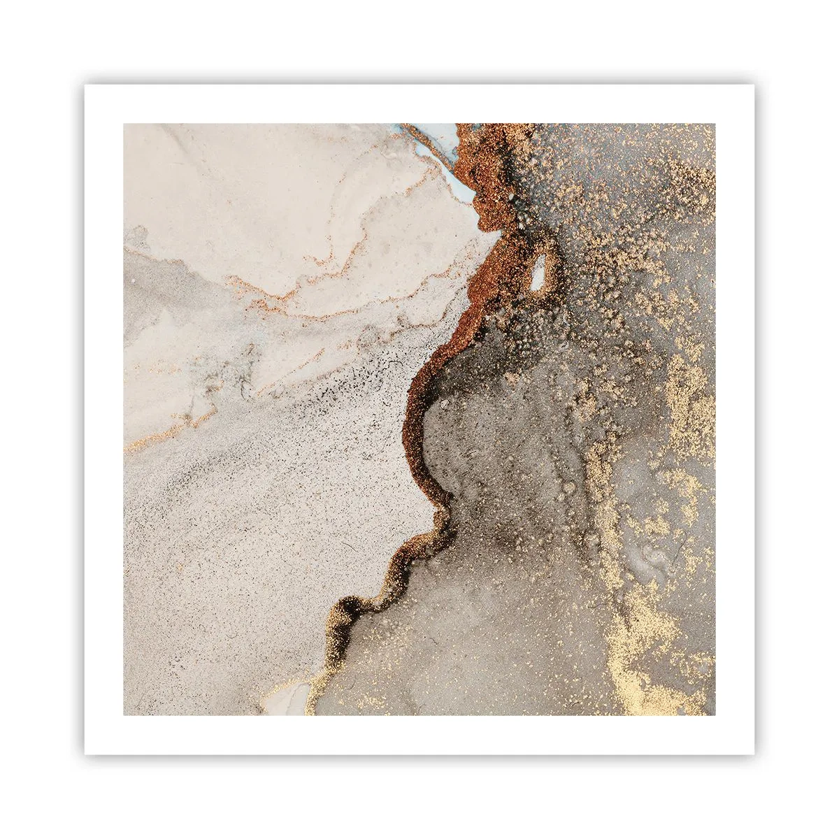 Poster - Ai confini del colore - 60x60 cm