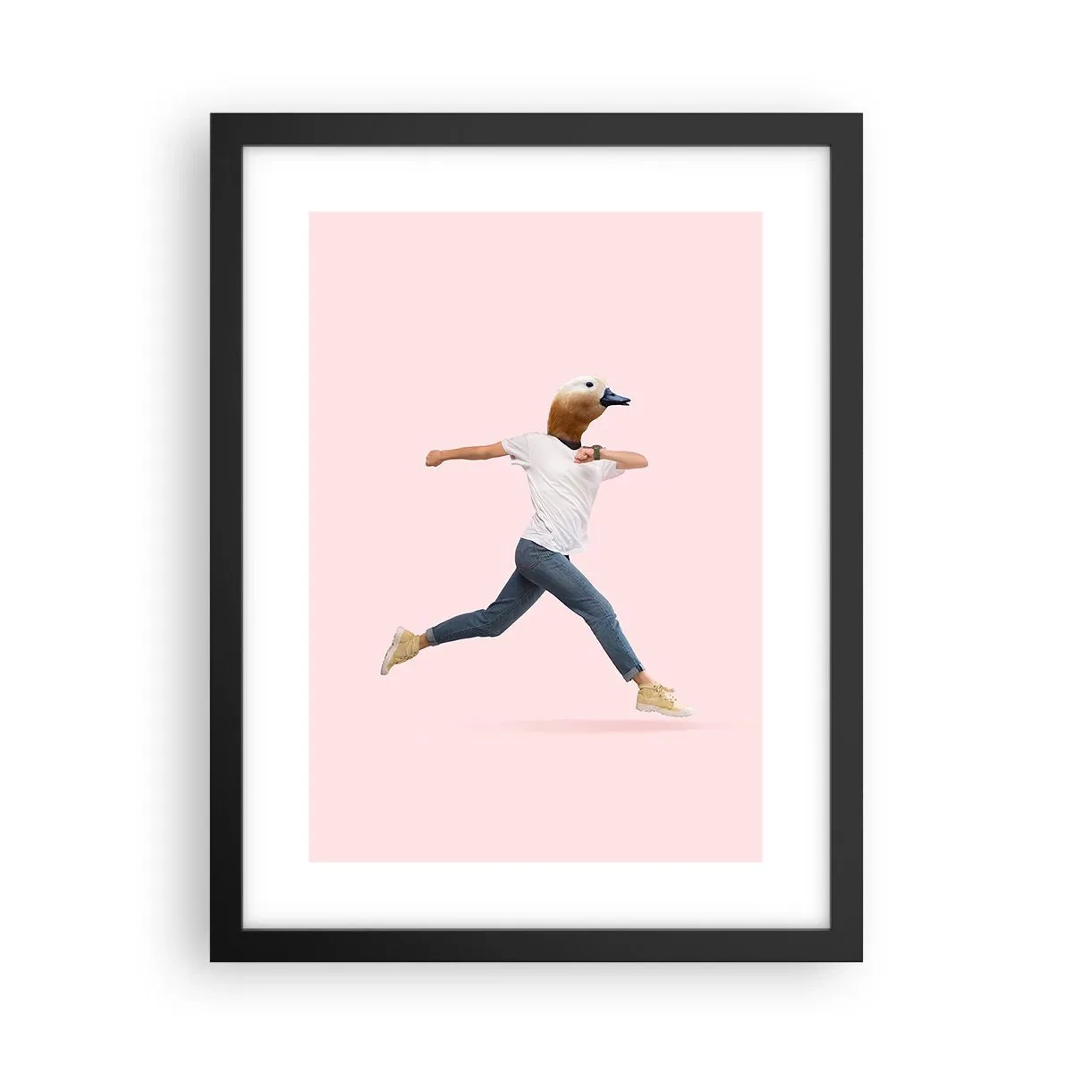 Poster in cornice nera - Un pizzico di assurdo - 30x40 cm