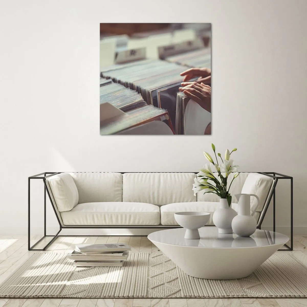 Quadro su vetro - Alla ricerca di emozioni - 30x30 cm