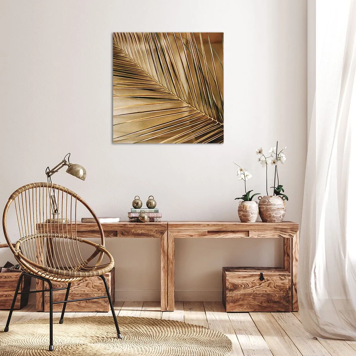 Quadro su tela - Stampe su Tela - Colonnato naturale - 70x70 cm