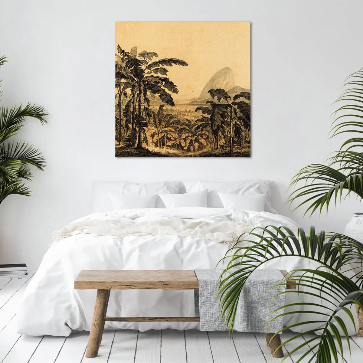 Quadro su tela - Stampe su Tela - Nel clima coloniale - 50x50 cm