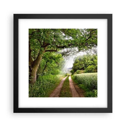 Poster in cornice nera - Et in Arcadia ego - 30x30 cm