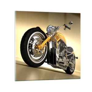 Quadro su vetro - Sogno di forza e di velocità - 60x60 cm
