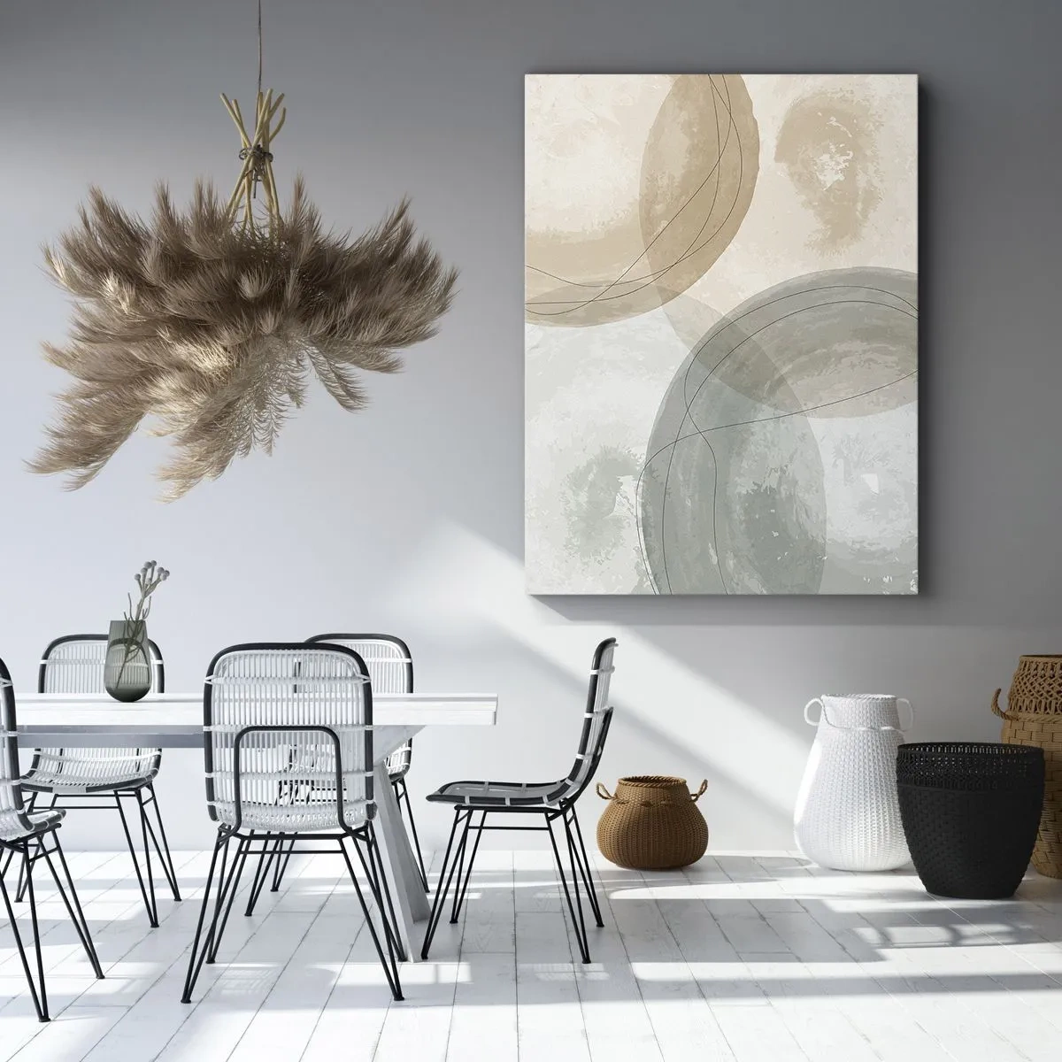 Quadro su tela - Stampe su Tela - Compenetrazione di mondi - 55x100 cm