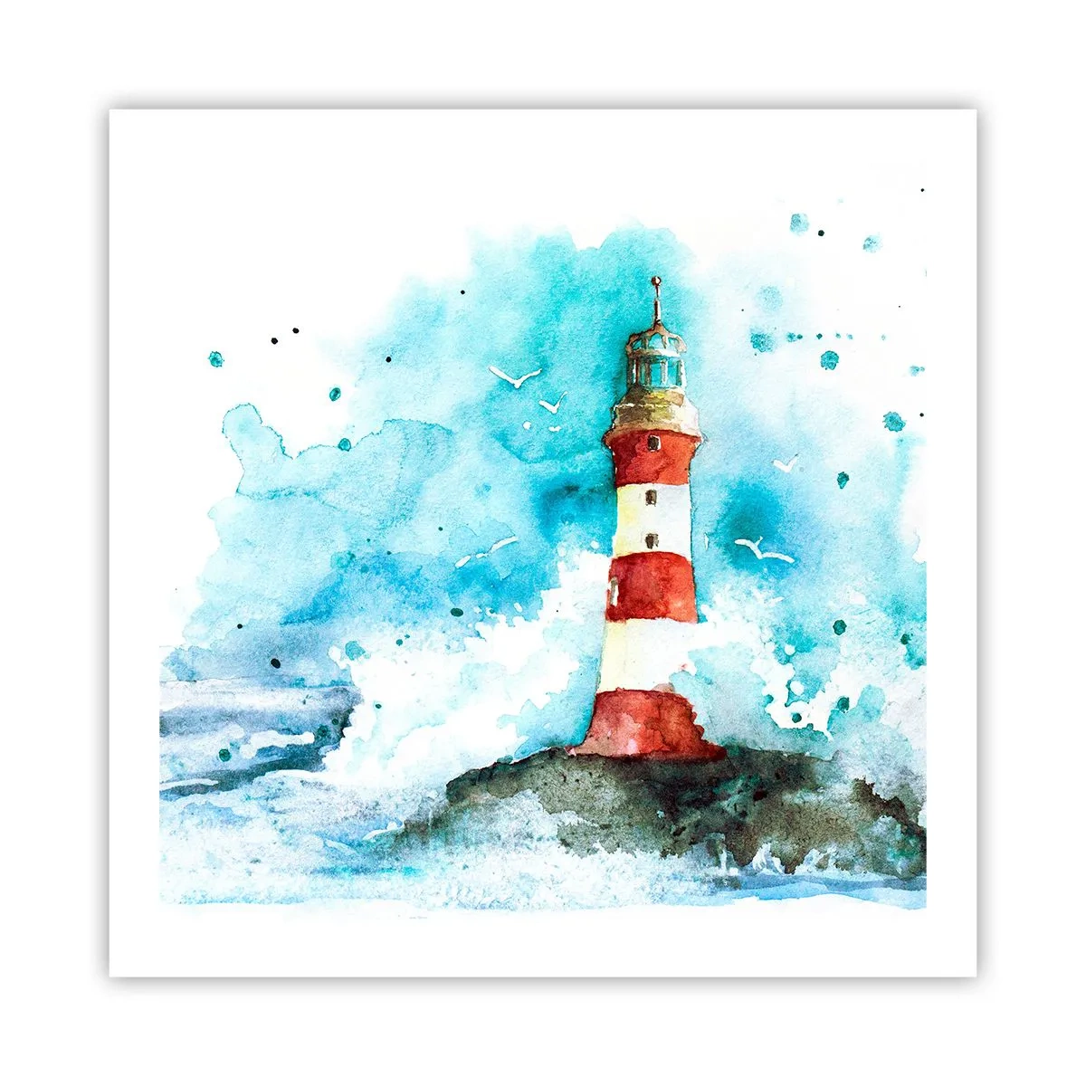 Poster - L'unità dei quattro elementi - 60x60 cm