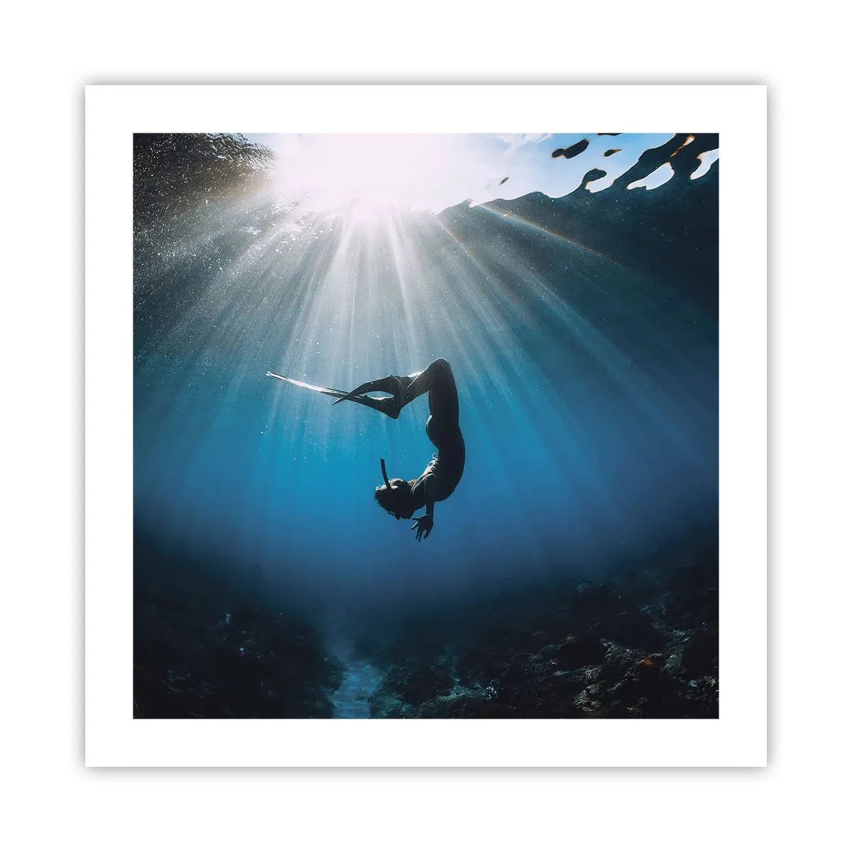 Poster - Danza subacquea - 50x50 cm