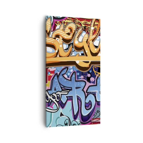 Quadro su tela - Stampe su Tela - Murali, murali, murali… - 55x100 cm