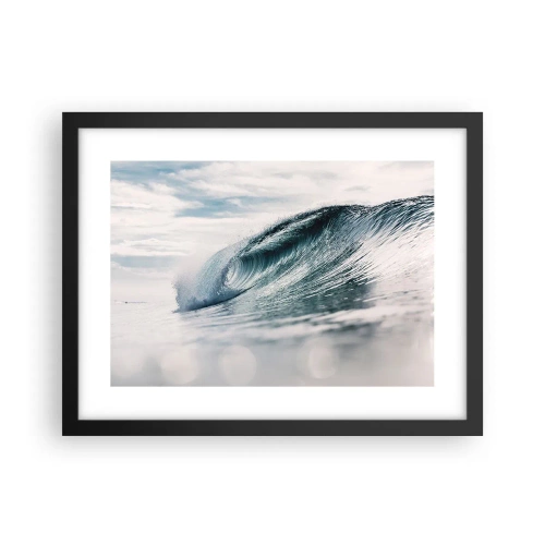 Poster in cornice nera - Cima d'acqua - 40x30 cm