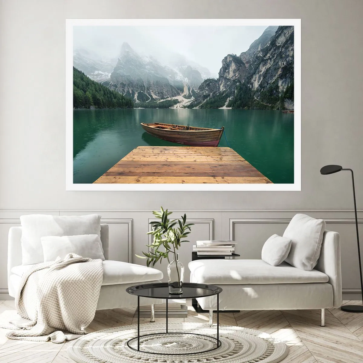 Poster - E attorno le fiere rocce - 50x40 cm