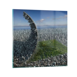 Quadro su vetro - La natura è eterna - 40x40 cm