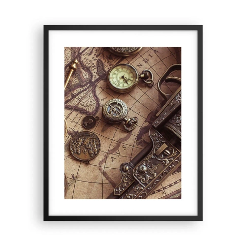 Poster in cornice nera - La natura chiama - 40x50 cm