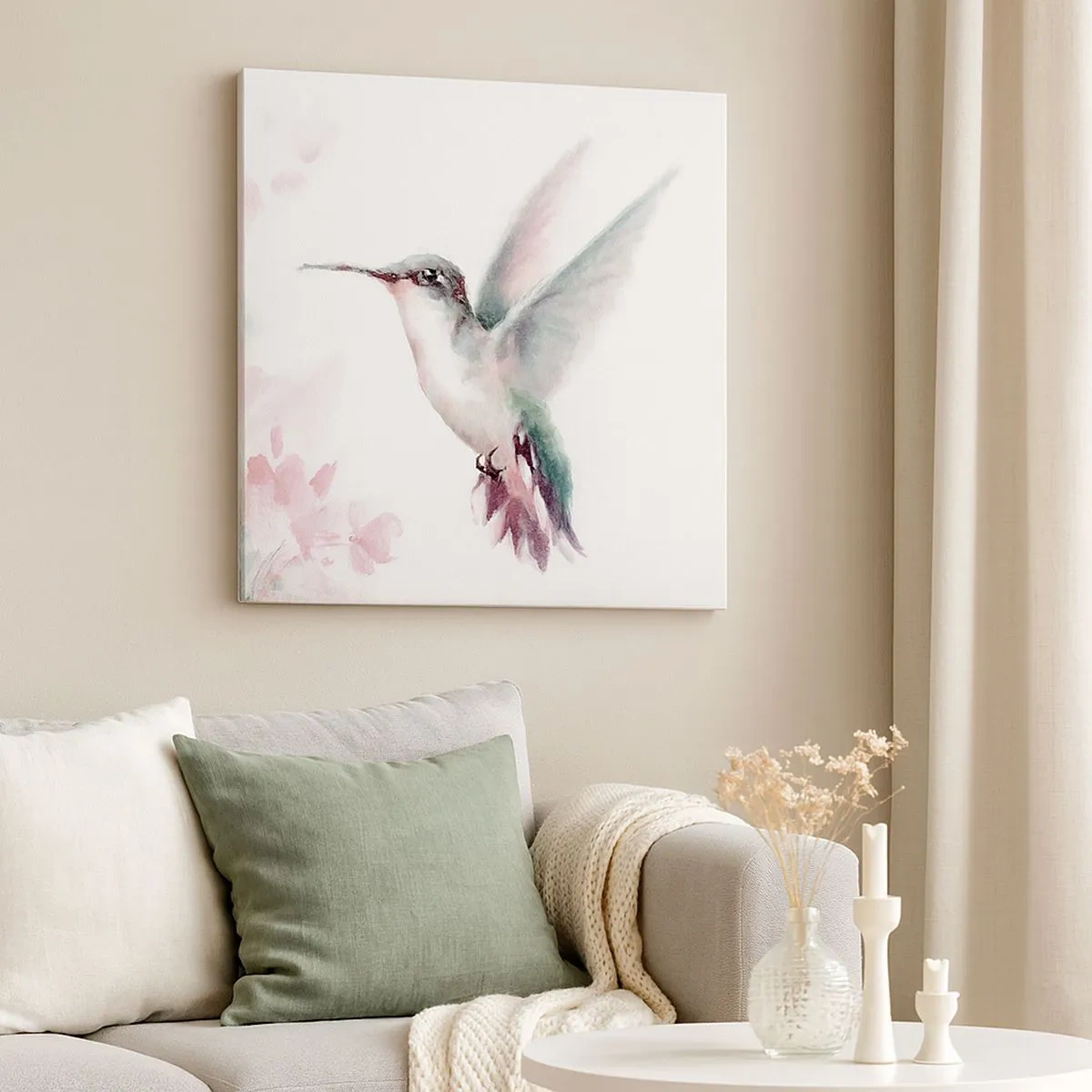 Quadro su tela - Stampe su Tela - Battito immobile - 30x30 cm