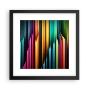 Poster in cornice nera - Organi di luce - 30x30 cm