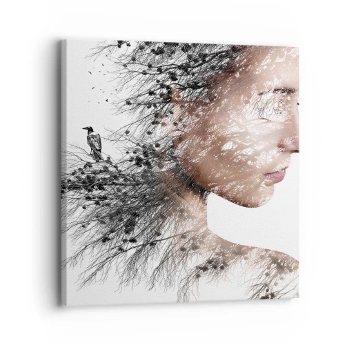 Quadro su tela - Stampe su Tela - Lo spirito della foresta - 30x30 cm