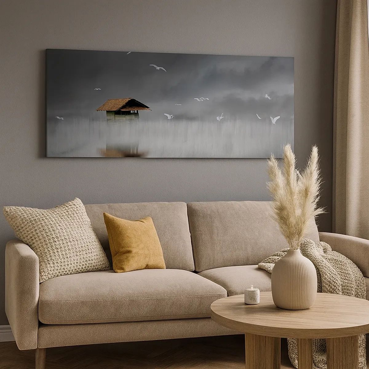 Quadro su tela - Stampe su Tela - Riparo dalla pioggia - 30x30 cm