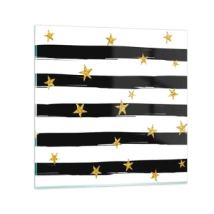 Quadro su vetro - Siamo tutti nati sotto una buona stella - 30x30 cm