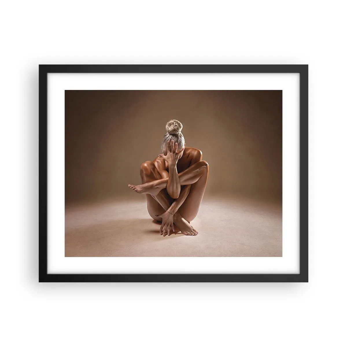 Poster in cornice nera - Unità di corpo e anima - 50x40 cm