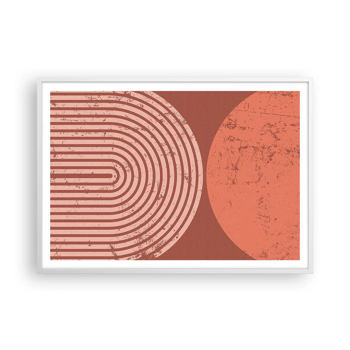 Poster in cornice bianca - Rapporti stretti - 100x70 cm